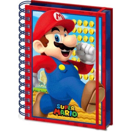 Super Mario 3D lentikuláris A5 jegyzetfüzet