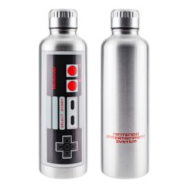   Nintendo NES Controller Stainless Steel Water Bottle rozsdamentes fém kulacs (500 ml)