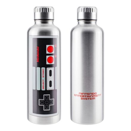 Nintendo NES Controller Stainless Steel Water Bottle rozsdamentes fém kulacs (500 ml)
