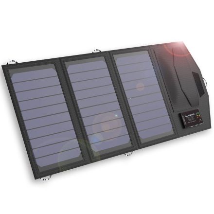 Allpowers hordozható napelem panel 15W (AP-SP-014-BLA) + 10000mAh Powerbank