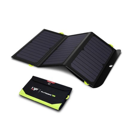 Allpowers hordozható napelem panel 21W (AP-SP-002-BLA) + 10000mAh Powerbank
