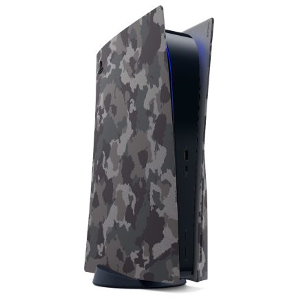 Sony PlayStation 5 (PS5) Console Cover konzolborító Grey Camouflage