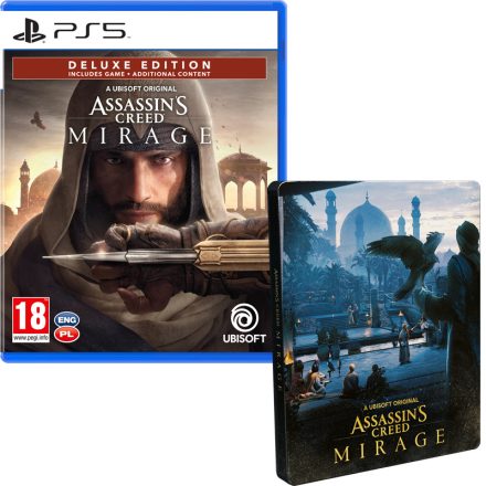 Assassin's Creed Mirage Deluxe Edition + ajándék steelbook