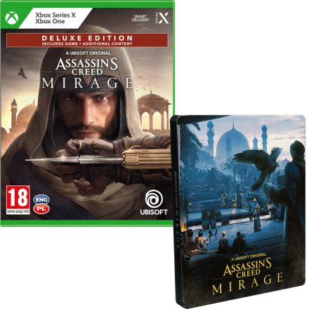 Assassin's Creed Mirage Deluxe Edition + ajándék steelbook