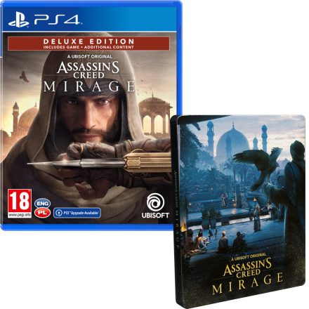 Assassin's Creed Mirage Deluxe Edition + ajándék steelbook
