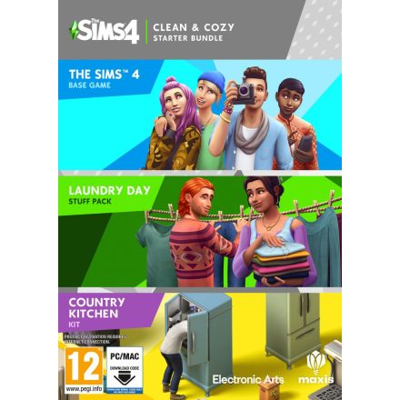 The Sims 4 Starter Pack (alapjáték + Clean & Cozy kiegészítő)