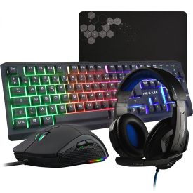   The G-Lab Gaming Kit 4 in 1 COMBO SELENIUM csomag (billentyűzet + headset + egér + egérpad) (magyar kiosztás)