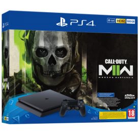   PlayStation 4 Slim 500GB + Call of Duty: Modern Warfare II (2022) Bundle (PS4)