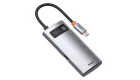 Baseus Metal Gleam Series 4 az 1-ben USB hub (USB-C - USB 3.0 + USB 2.0 + HDMI + USB-C PD)