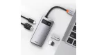 Baseus Metal Gleam Series 4 az 1-ben USB hub (USB-C - USB 3.0 + USB 2.0 + HDMI + USB-C PD)