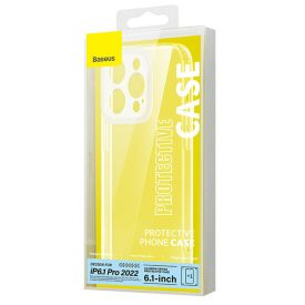   Baseus Illusion iPhone 14 Pro Max Átlátszó tok, üvegfólia (ARHJ010102)