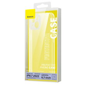   Baseus Illusion iPhone 14 Plus Átlátszó tok, üvegfólia (ARHJ010002)