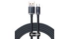 Baseus Crystal Shine USB-C kábel, 100W, 1,2m (Fekete) (CAJY000401)