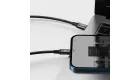 Baseus Rapid Series USB-C 3 az 1-ben kábel, mikro USB / Lightning / USB-C, 20 W, 1,5 m (fekete) (CAMLT-SC01)