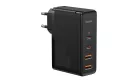 Baseus GaN2 Pro fali töltő, 2x USB + 2x USB-C, 100W, EU (fekete) (CCGAN2P-L01)