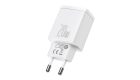 Baseus kompakt gyorstöltő, USB, USB-C, 20 W (fehér)