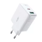 Acefast A5 PD32W töltőfej, USB + USB-C (fehér)