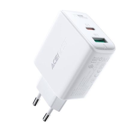 Acefast A5 PD32W töltőfej, USB + USB-C (fehér)
