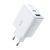 Acefast A5 PD32W töltőfej, USB + USB-C (fehér)