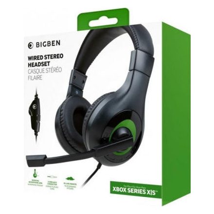 Bigben Xbox Stereo Gaming Headset fekete