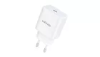 Vipfan E04 fali töltő, USB-C, 20W, QC 3.0 + USB-C kábel (fehér)