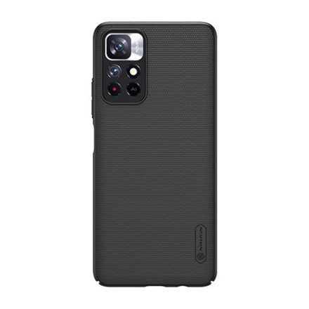 Nillkin Super Frosted Shield tok Xiaomi Redmi Note 11 telefonhoz (fekete)