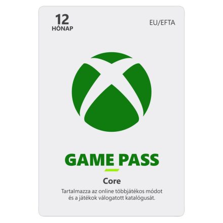 Game Pass Core előfizetés 12 hónap (digitális kód)