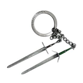 The Witcher 3: Wild Hunt Geralt Two Sword kulcstartó