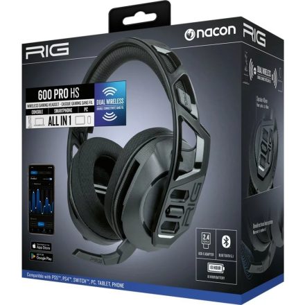 Nacon RIG 600 PRO HS Wireless headset- Fekete
