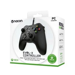 Nacon Evol-X vezetékes Xbox kontroller (fekete)