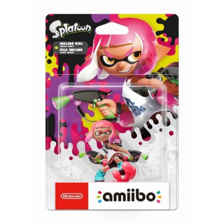 Amiibo - Inkling Girl Neon Pink figura (Splatoon)