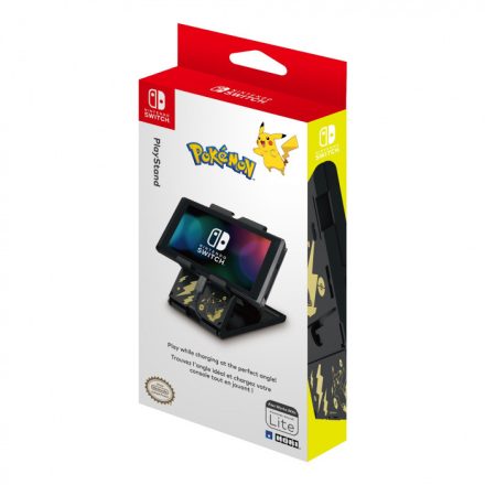 HORI Nintendo Switch Compact PlayStand Pikachu Black Gold Edition tartóállvány