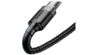 Baseus USB - micro USB kábel Cafule Nylon QC3.0 1.5A 2m fekete (CAMKLF-CG1)