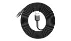 Baseus USB - micro USB kábel Cafule Nylon QC3.0 1.5A 2m fekete (CAMKLF-CG1)