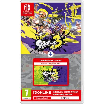 Splatoon 3 + Expansion Pass + 3 hónap Nintendo Switch Online