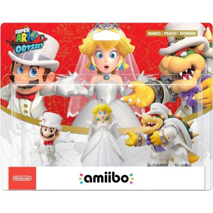 Amiibo - Mario - Peach - Bowser Wedding (Super Mario Odyssey)