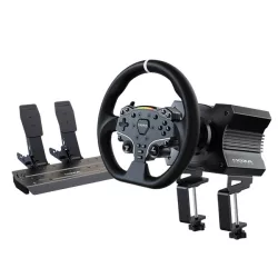   Moza Racing kormány csomag - R5 PC Szimulátor szett, Direct Drive, R5 bázis, ES kormány, SR-P Lite pedál, bilincs (RS20)