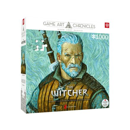 Game Art Chronicles: The Witcher Geralt Van Gogh 1000 db-os puzzle