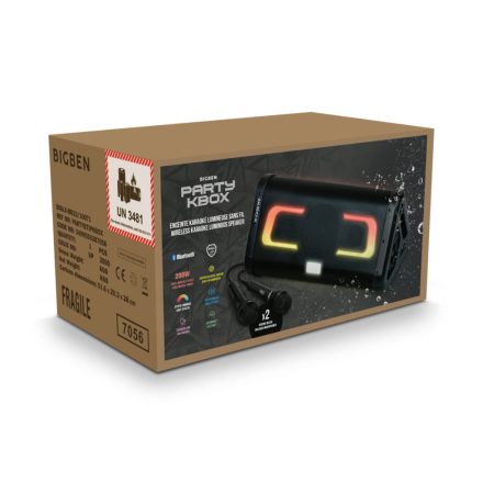 Bigben Party KBOX Vezeték nélküli világító karaoke hangszóró (200W)