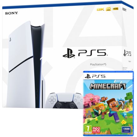 Sony PlayStation 5 konzol (CFI-2000) (Slim) + Minecraft