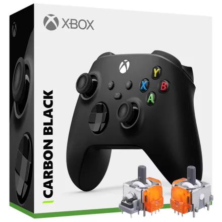 Xbox Series Wireless Controller Carbon Black (QAT-00002) TMR szenzorral
