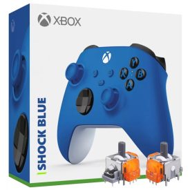   Xbox Series Wireless Controller Shock Blue (QAU-00009) TMR szenzorral