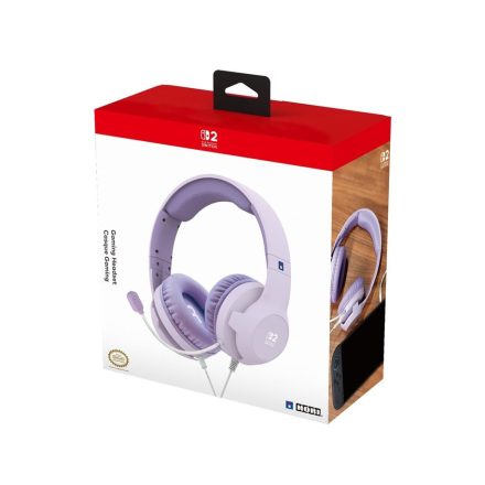 HORI Nintendo Switch 2 Gaming Headset (Cozy Lavender) (NSX-111E)