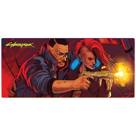 Good Loot Cyberpunk 2077 The Heist RGB XL egérpad