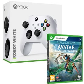   Xbox Series Wireless Controller Robot White (QAS-00009) + Avatar: Frontiers of Pandora Special Edition