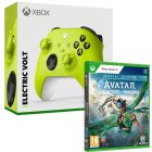 Xbox Series Wireless Controller Electric Volt (QAU-00022) + Avatar: Frontiers of Pandora Special Edition