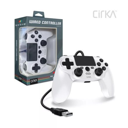 Hyperkin Cirka NuForce PS4/PC/Mac fehér vezeték nélküli kontroller (M07526-WH)