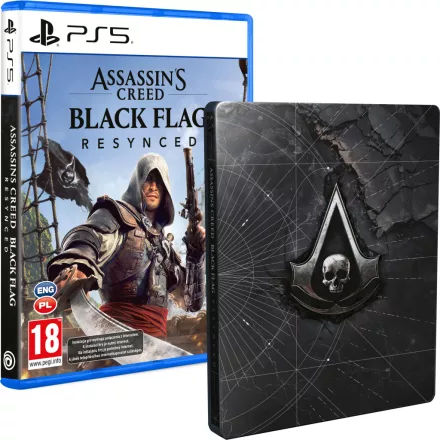 Assassin’s Creed Black Flag Resynced – Standard Edition + ajándék Steelbook és előrendelői DLC