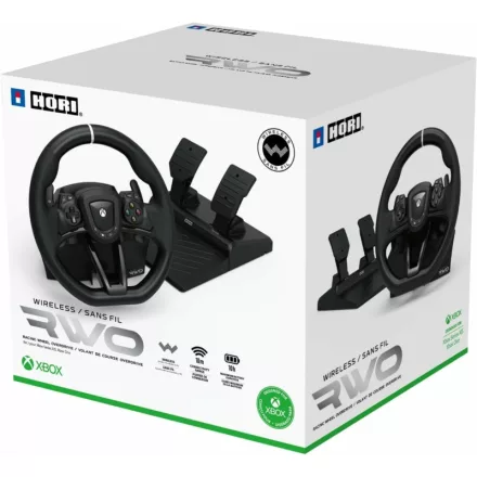 Hori Wireless Racing Wheel Overdrive Xbox Series X/S, Xbox One, PC - vezeték nélküli kormány és pedál szett (MBS-016E)