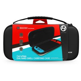   Hyperkin CarryMate EVA Nintendo Switch/Switch OLED/Switch Lite Fekete erősített utazótok (M07599-BK)